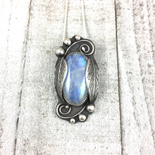 Load image into Gallery viewer, Mandana Studios sterling silver MOONSTONE FOREST FANTASY PENDANT
