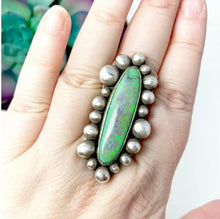 Load image into Gallery viewer, Mandana Studios sterling silver STATEMENT BUBBLE OPAL RING
