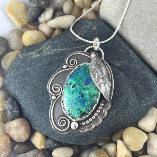 Mandana Studios WILDWOOD CHRYSOCOLLA PENDANT