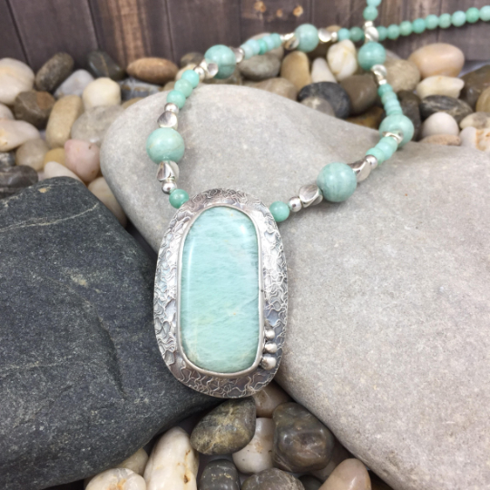 Mandana Studios AMAZONITE NECKLACE