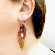 Load image into Gallery viewer, Phoenix Feather Earrings
