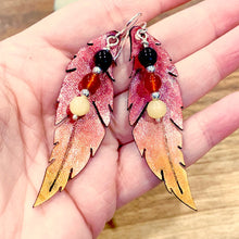 Load image into Gallery viewer, Phoenix Feather Earrings

