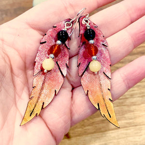 Phoenix Feather Earrings